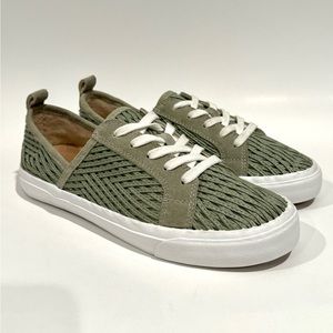 Lucky Brand Women's Dansbey Woven Lace-Up Sneakers - Size 8